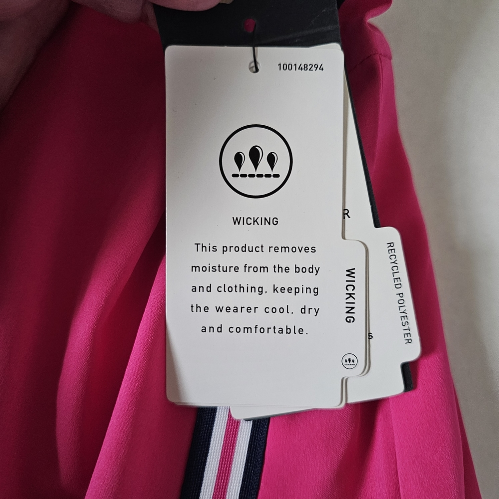 Ralph Lauren X Pink Skort Size M Back Pleats Activewear Stretch Athletic NWT - Picture 13 of 15